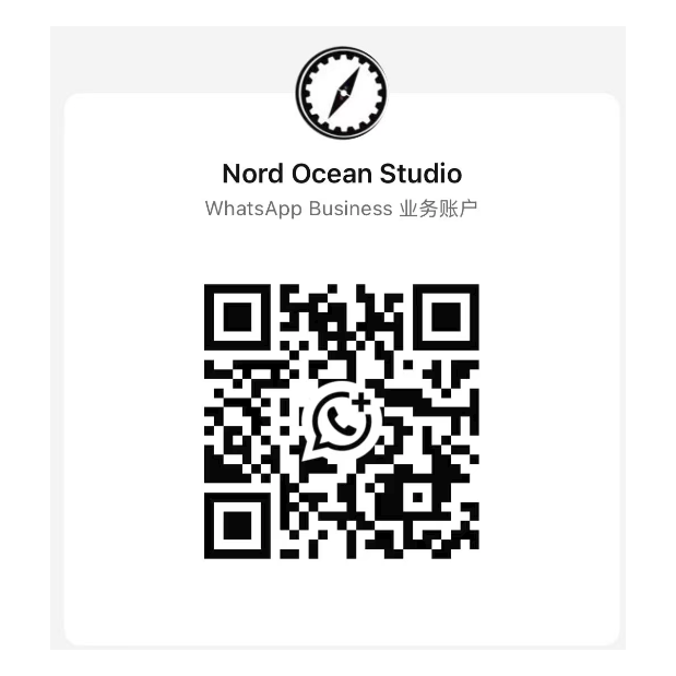 WhatsApp Business QR code for Nord Ocean Studio